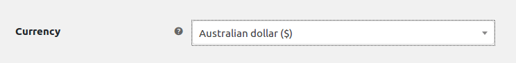 WooCommerce currency